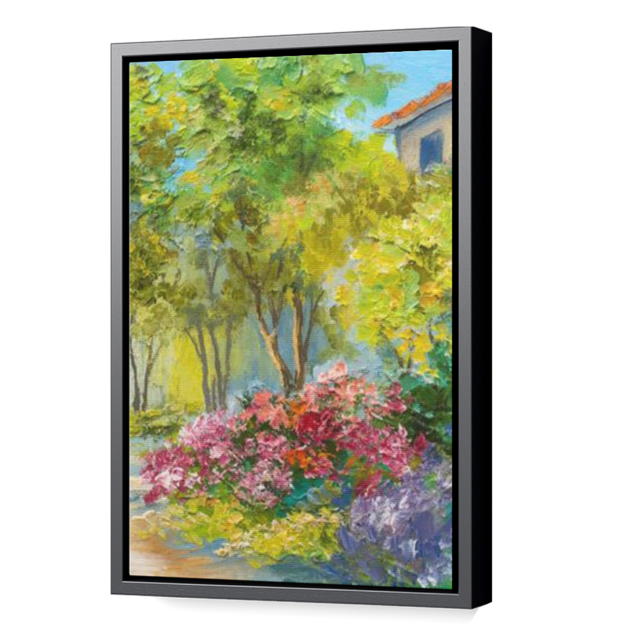 Thumbnail for Canvas - Black Floating Frame