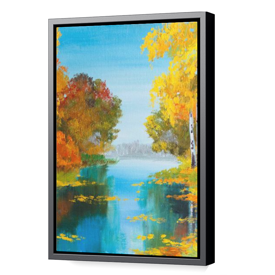 Thumbnail for Canvas - Black Floating Frame
