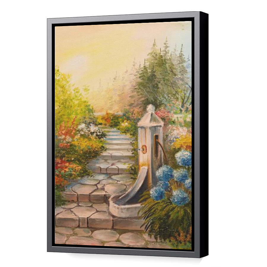 Thumbnail for Canvas - Black Floating Frame
