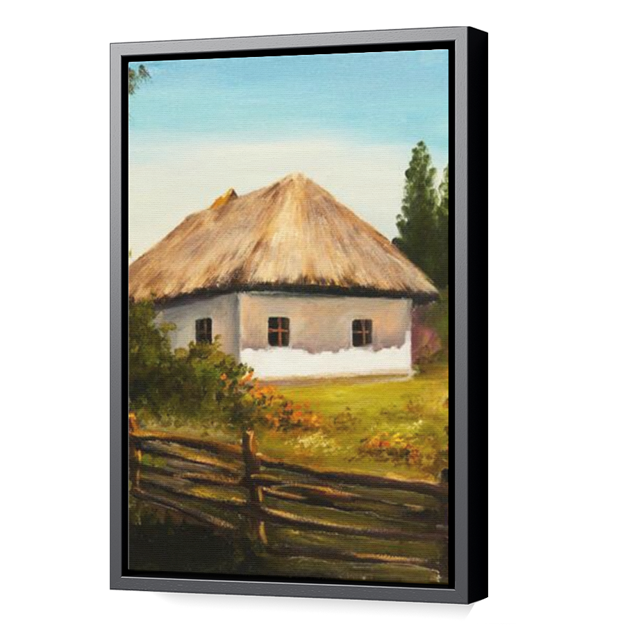 Thumbnail for Canvas - Black Floating Frame