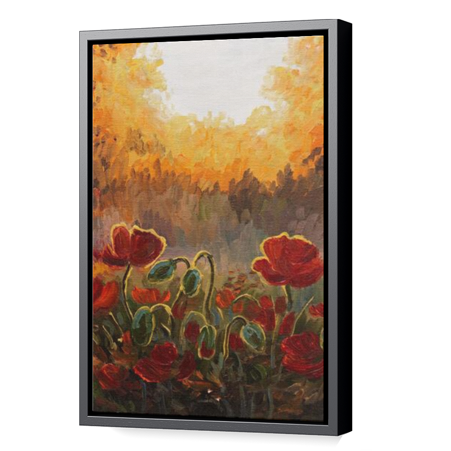 Thumbnail for Canvas - Black Floating Frame