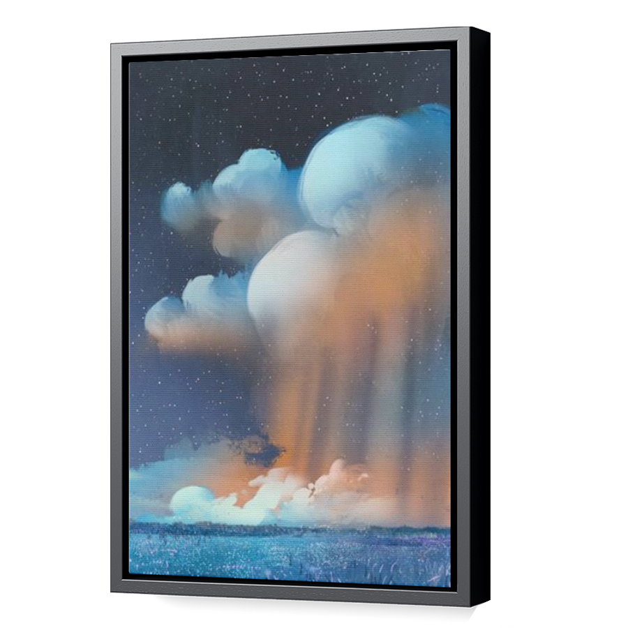 Thumbnail for Canvas - Black Floating Frame