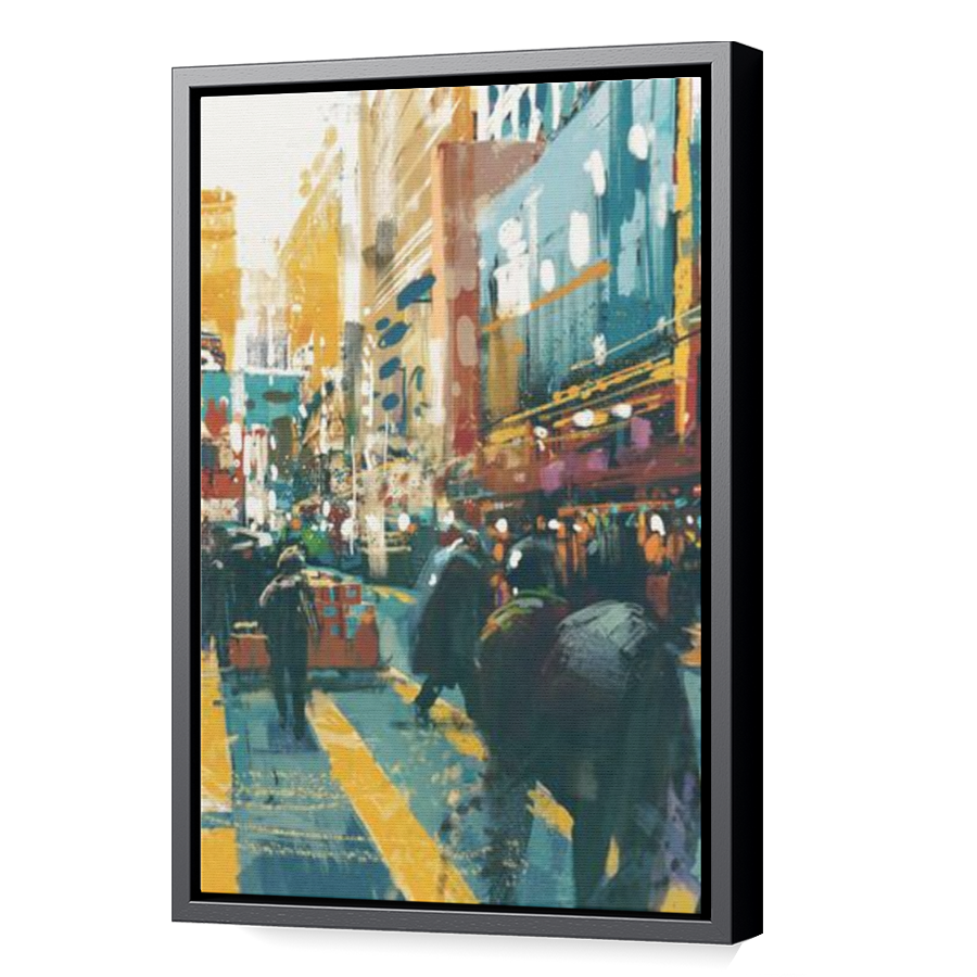 Thumbnail for Canvas - Black Floating Frame