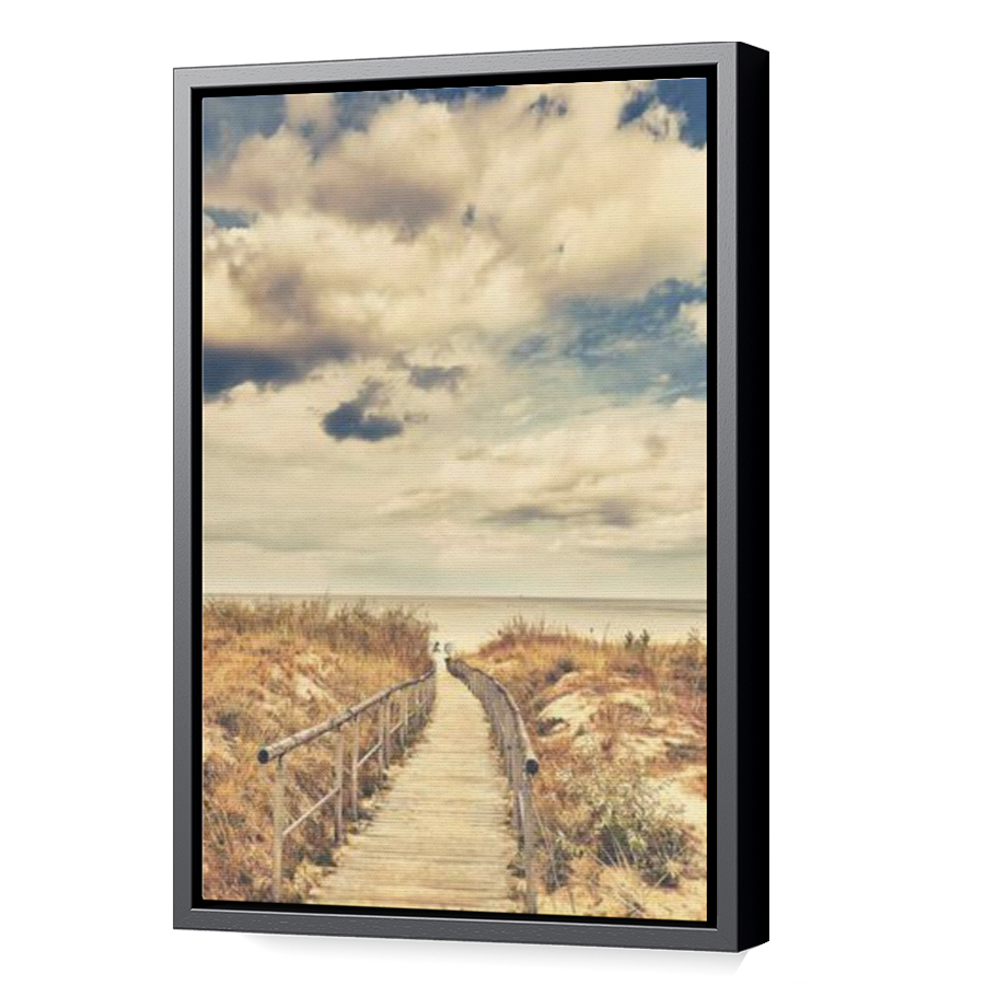 Thumbnail for Canvas - Black Floating Frame