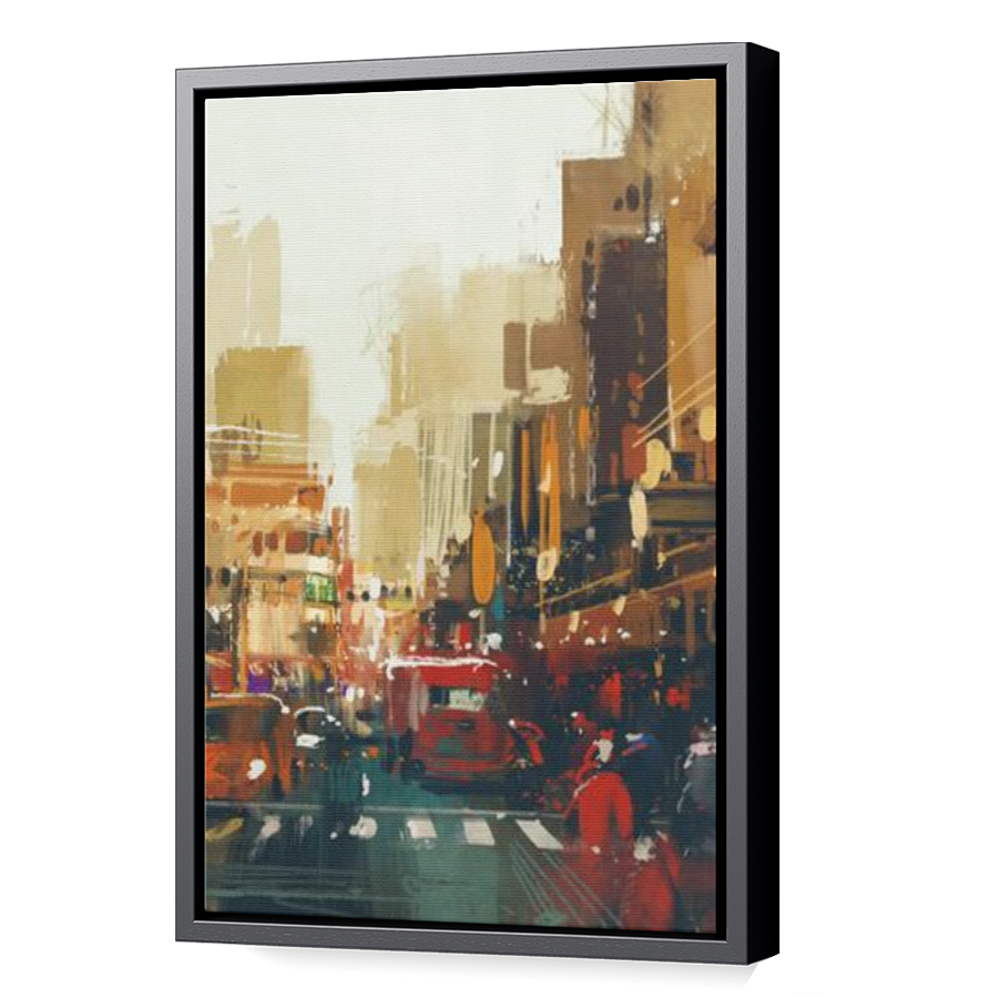 Thumbnail for Canvas - Black Floating Frame