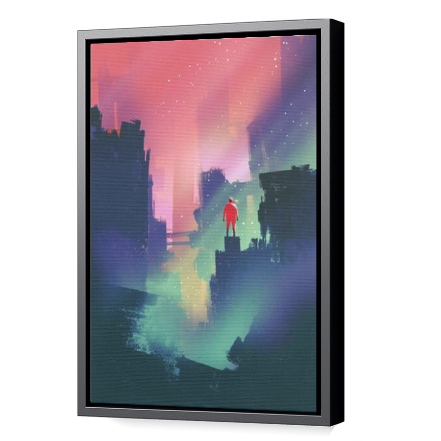 Thumbnail for Canvas - Black Floating Frame