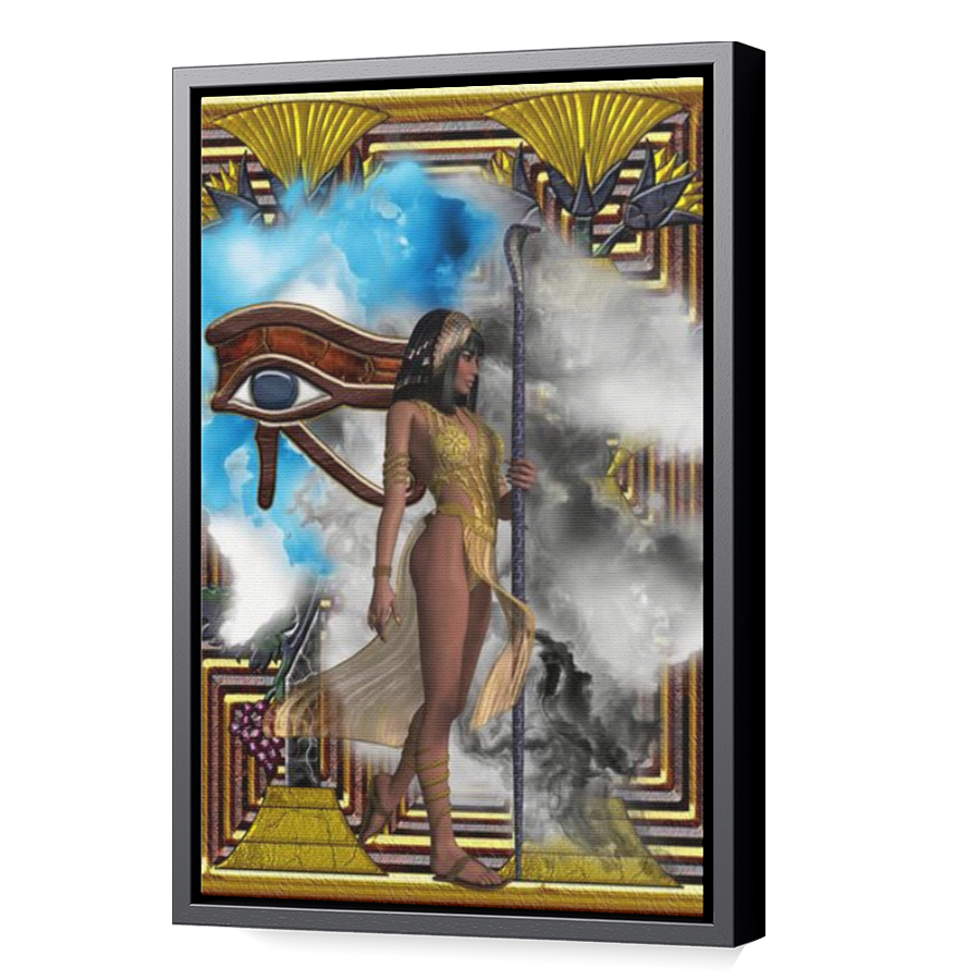 Thumbnail for Canvas - Black Floating Frame