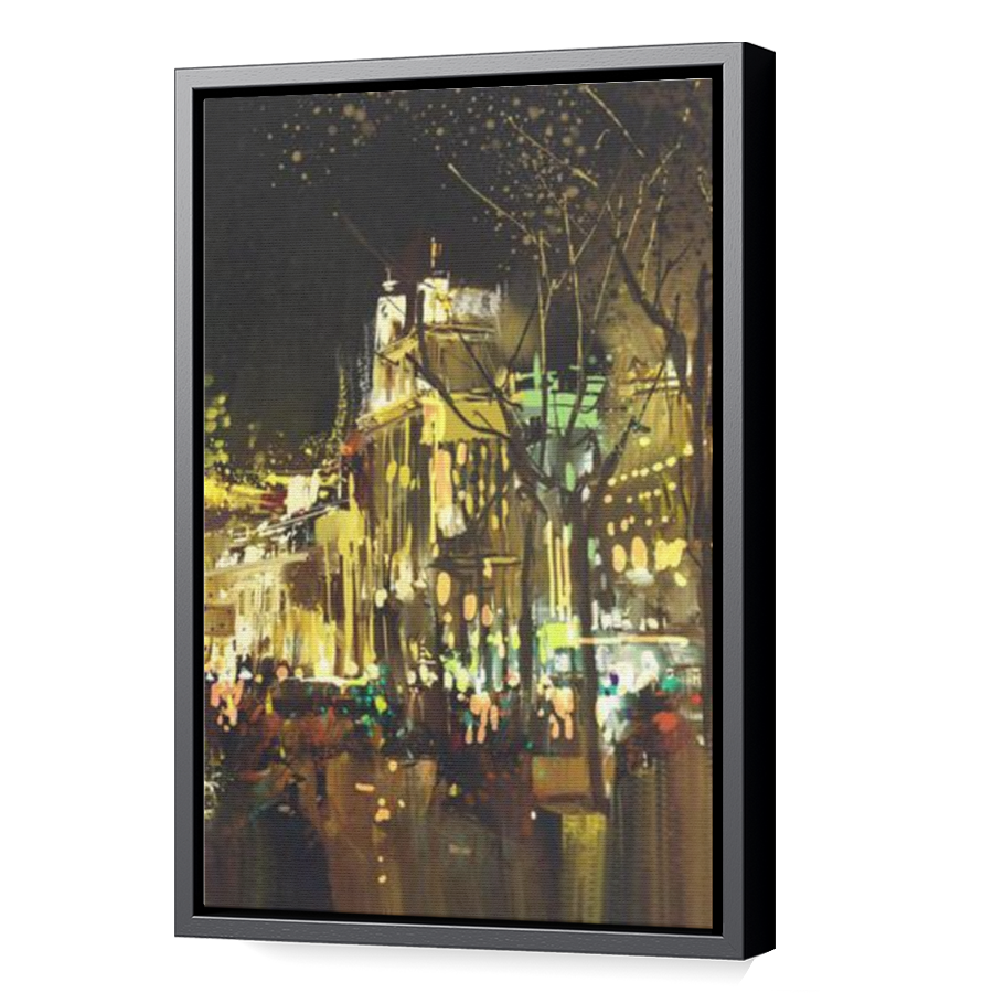 Thumbnail for Canvas - Black Floating Frame