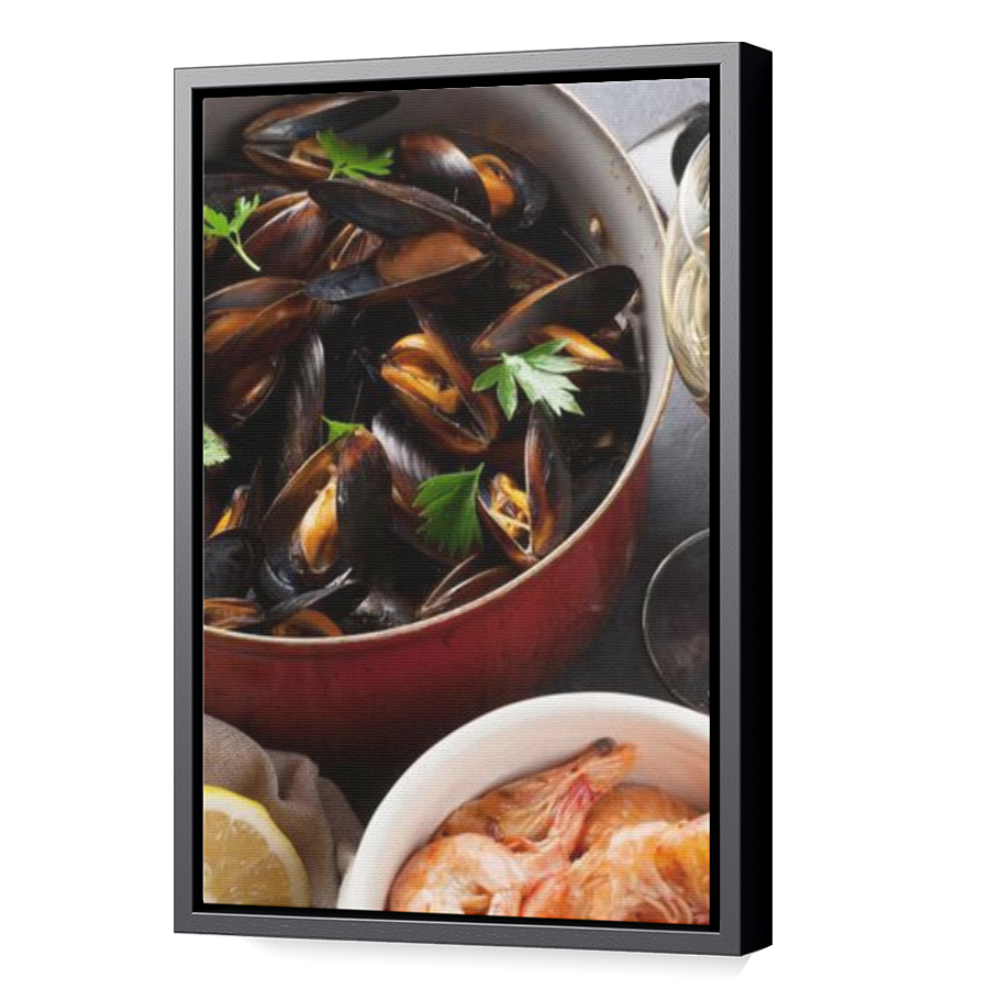 Thumbnail for Canvas - Black Floating Frame