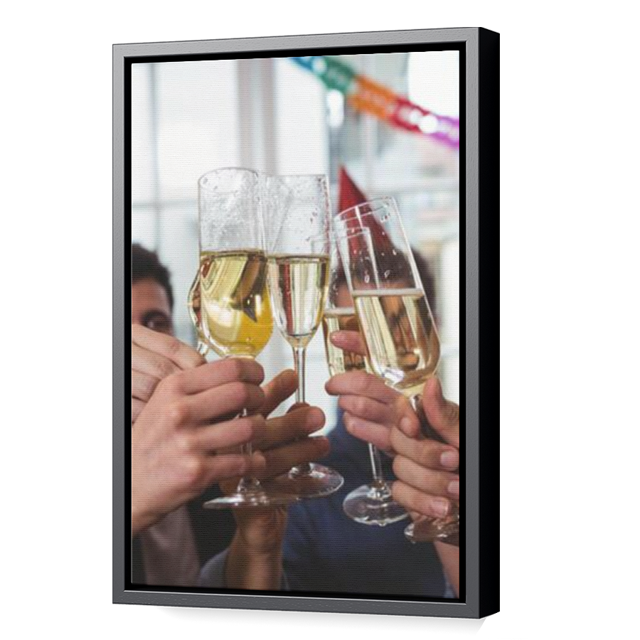 Thumbnail for Canvas - Black Floating Frame