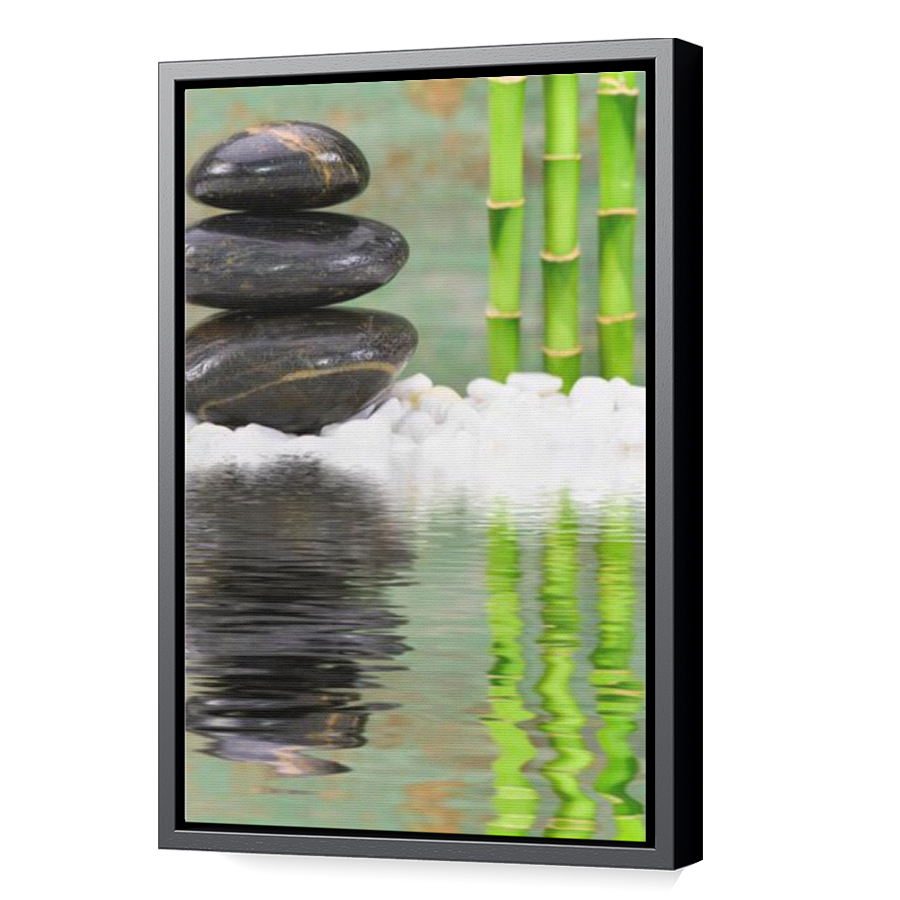 Thumbnail for Canvas - Black Floating Frame