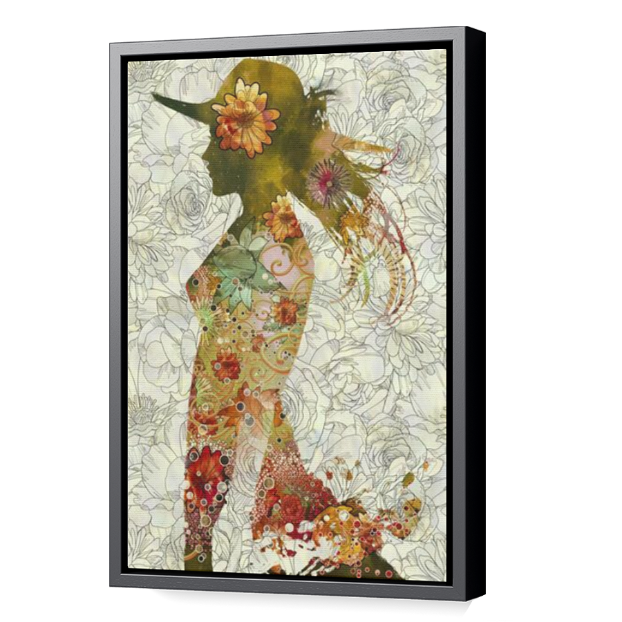 Thumbnail for Canvas - Black Floating Frame