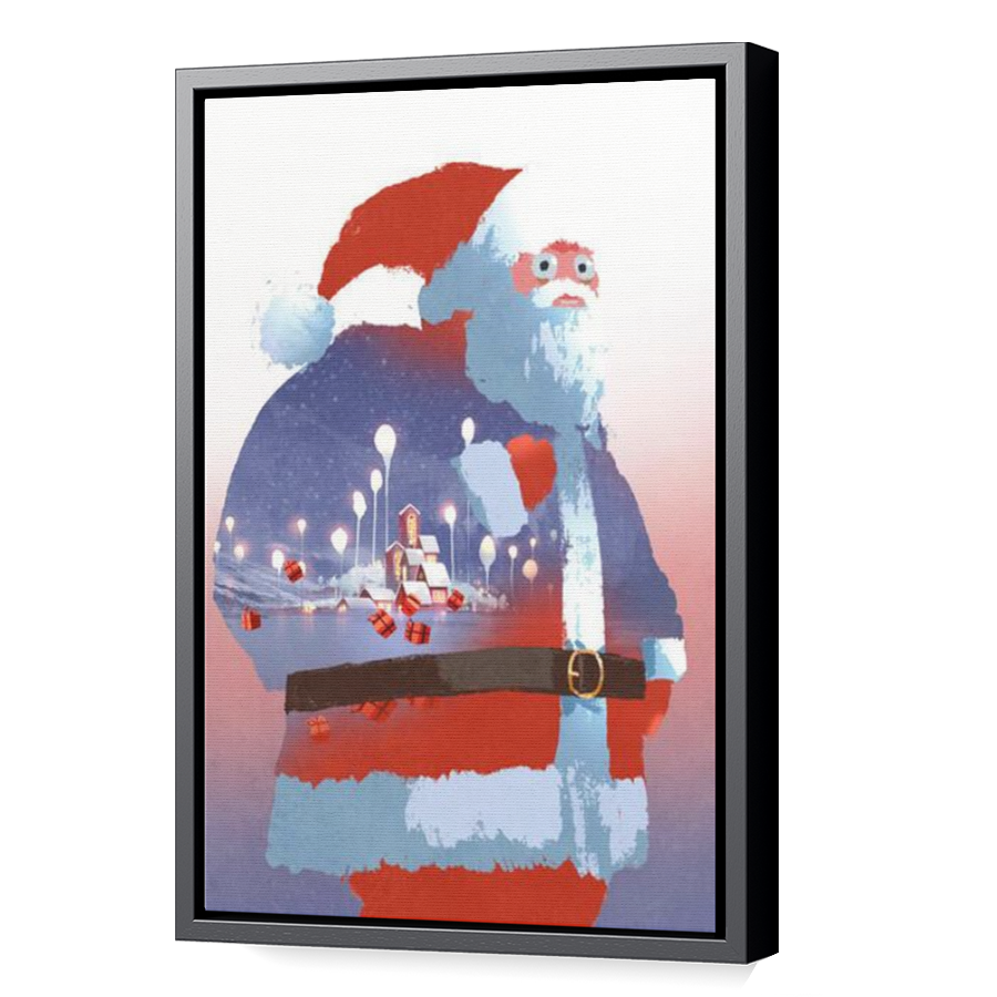 Thumbnail for Canvas - Black Floating Frame
