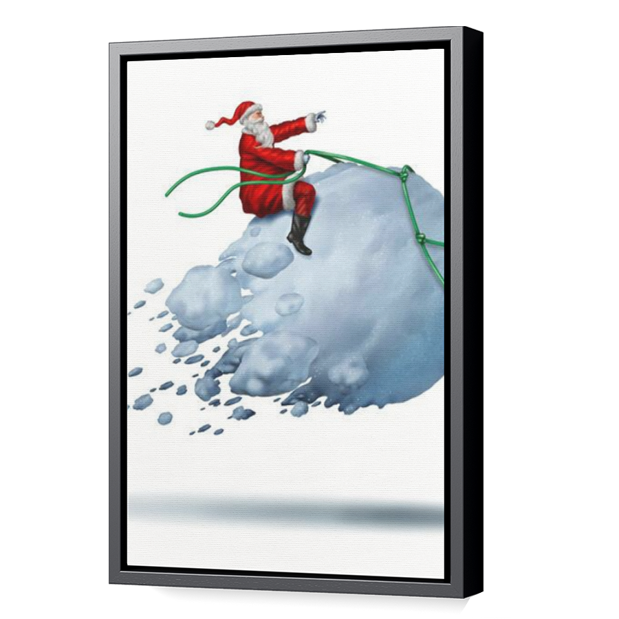 Thumbnail for Canvas - Black Floating Frame