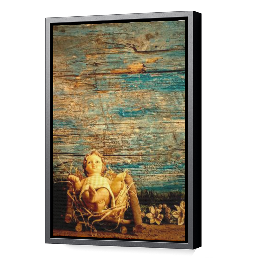 Thumbnail for Canvas - Black Floating Frame