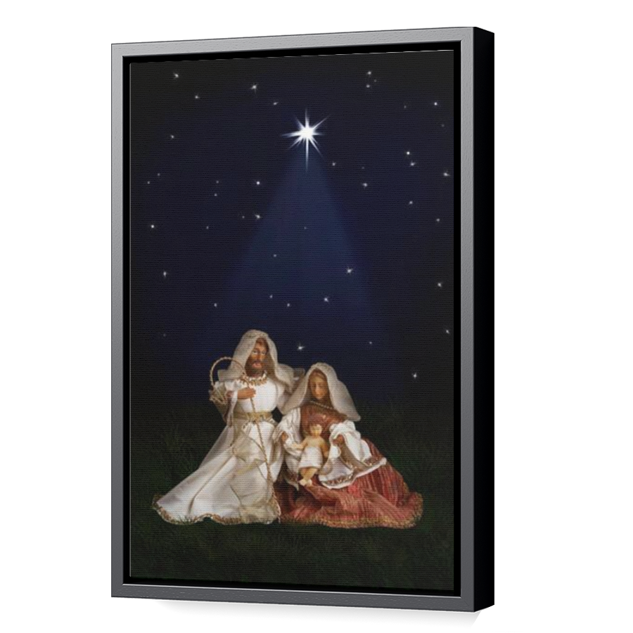 Thumbnail for Canvas - Black Floating Frame