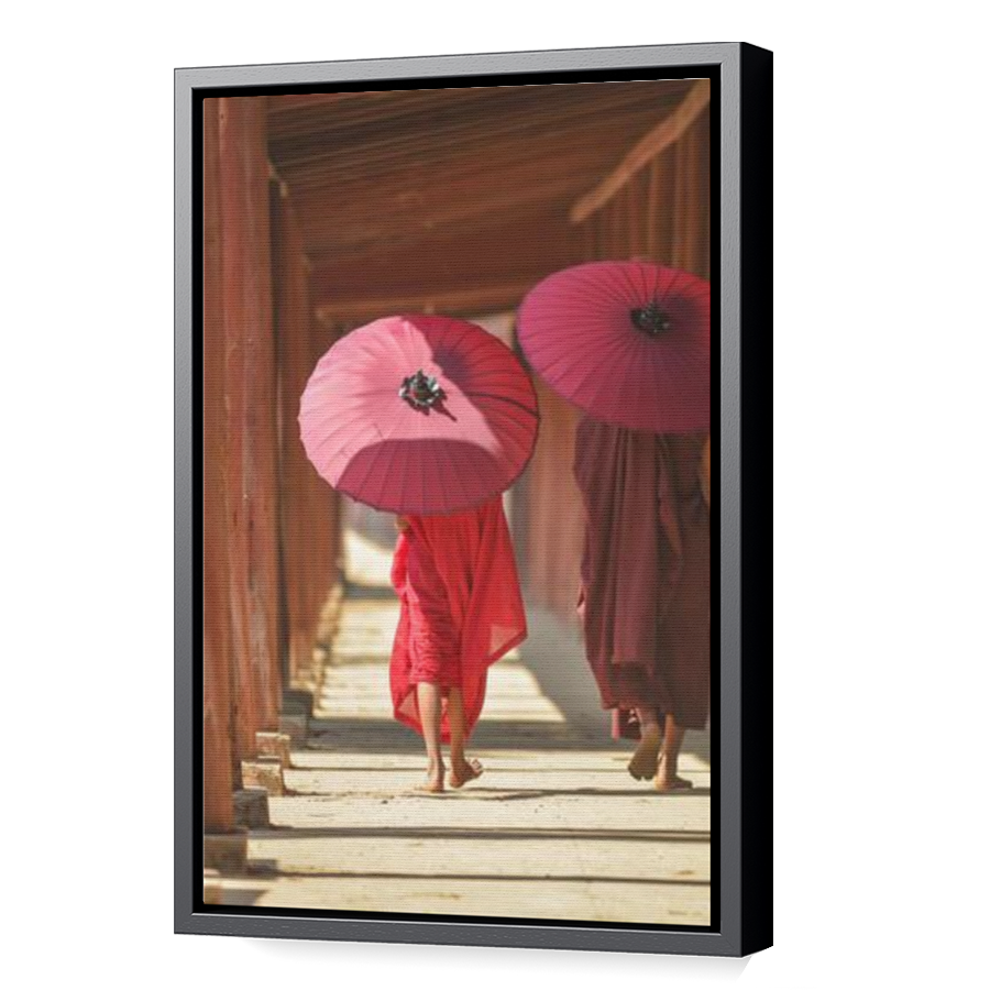 Thumbnail for Canvas - Black Floating Frame