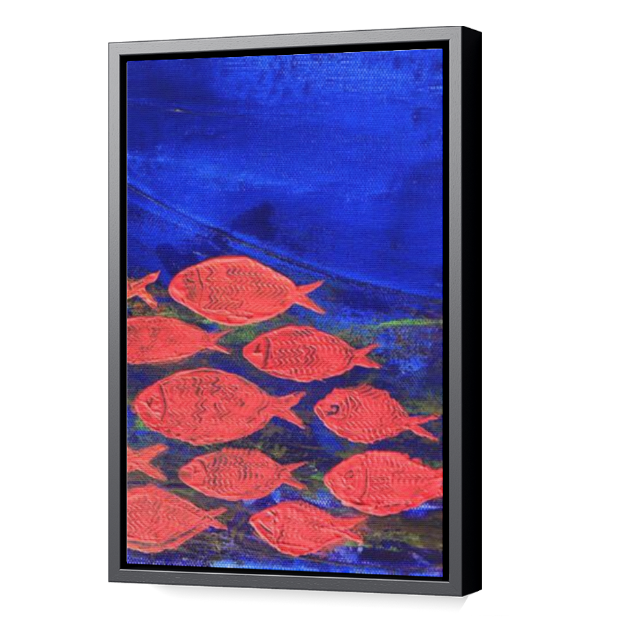 Thumbnail for Canvas - Black Floating Frame