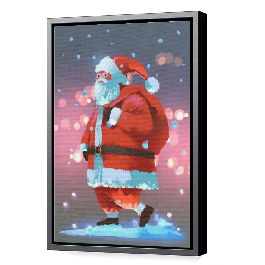 Thumbnail for Canvas - Black Floating Frame
