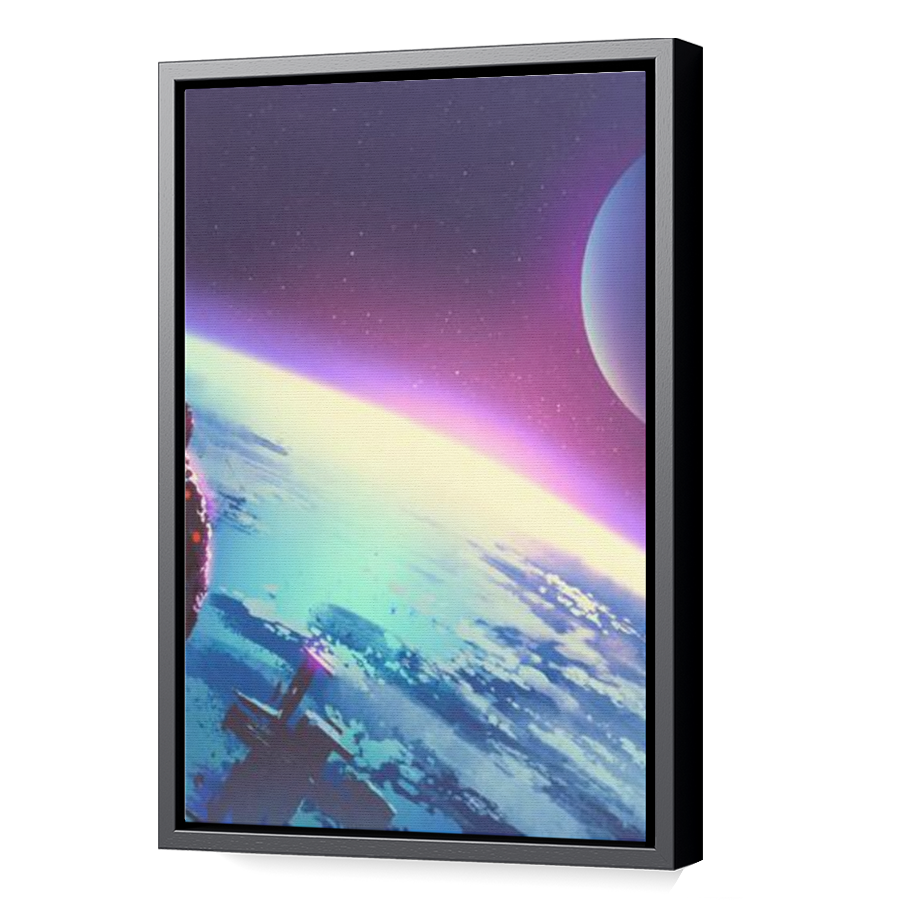 Thumbnail for Canvas - Black Floating Frame