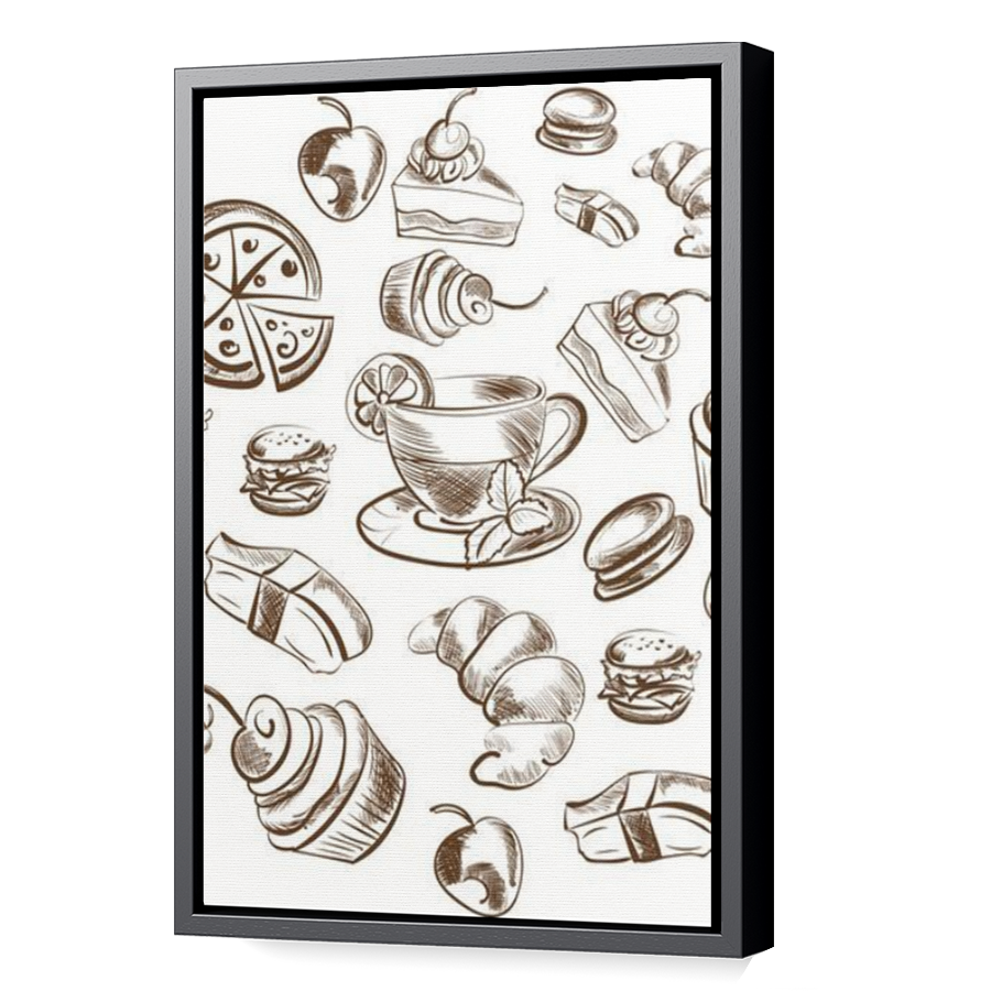 Thumbnail for Canvas - Black Floating Frame
