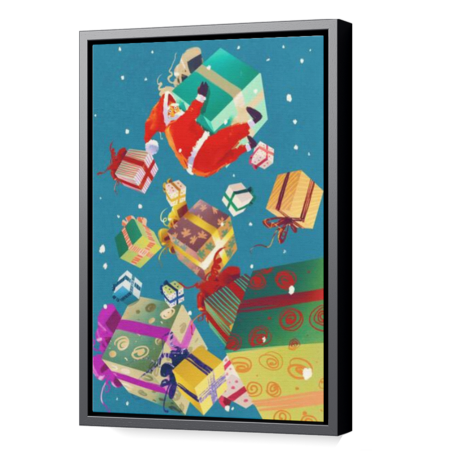 Thumbnail for Canvas - Black Floating Frame