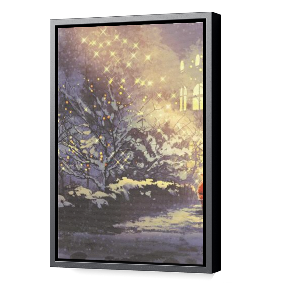 Thumbnail for Canvas - Black Floating Frame