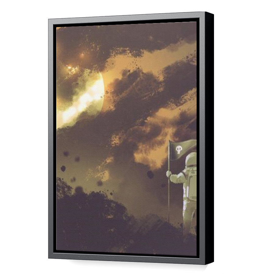 Thumbnail for Canvas - Black Floating Frame