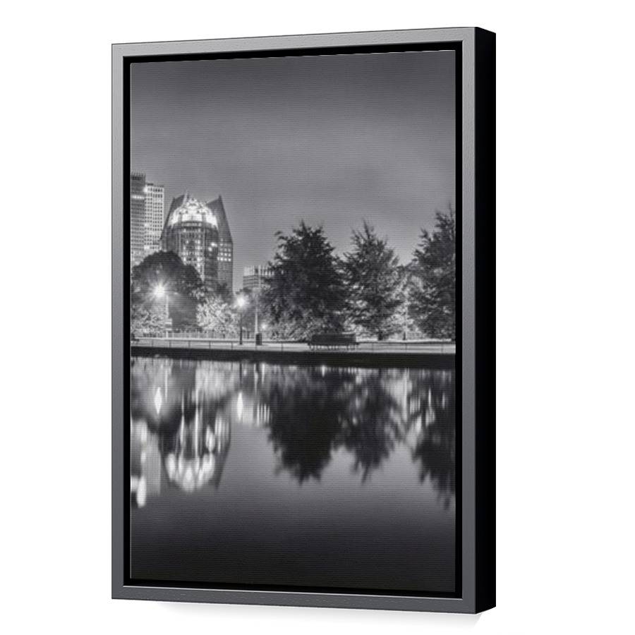 Thumbnail for Canvas - Black Floating Frame