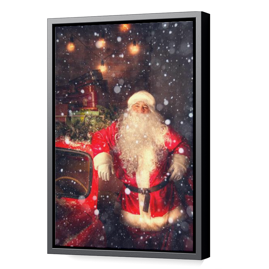 Thumbnail for Canvas - Black Floating Frame