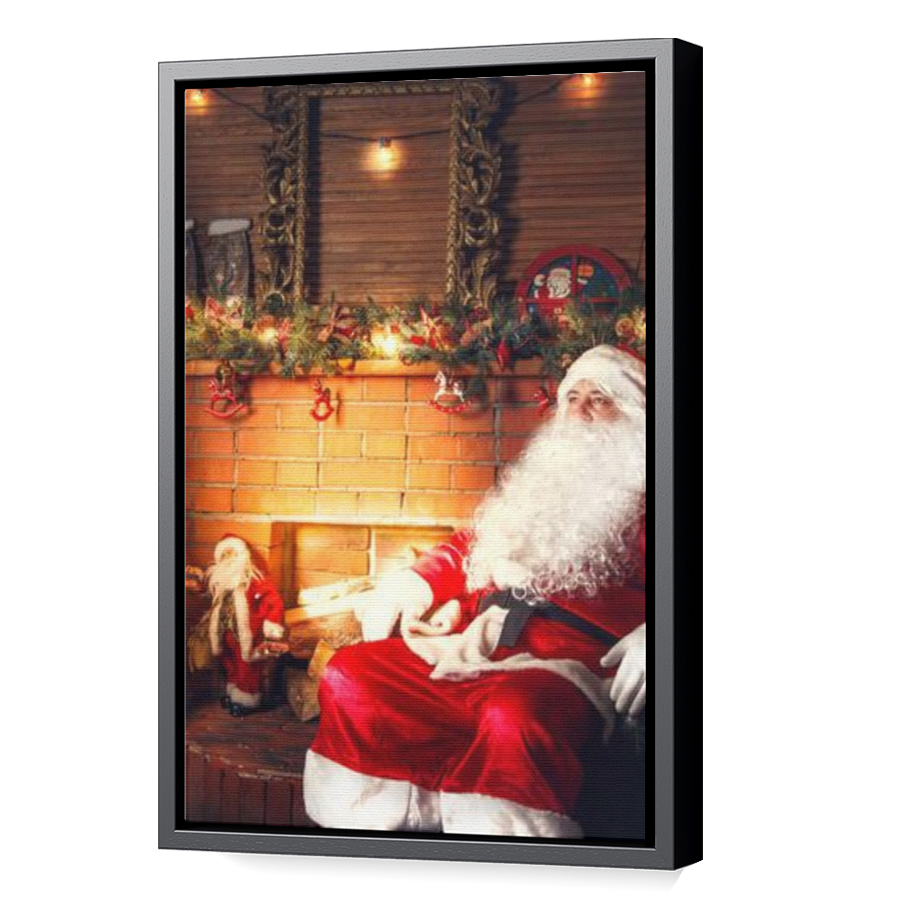 Thumbnail for Canvas - Black Floating Frame