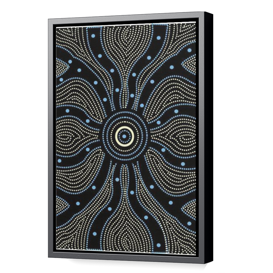 Thumbnail for Canvas - Black Floating Frame