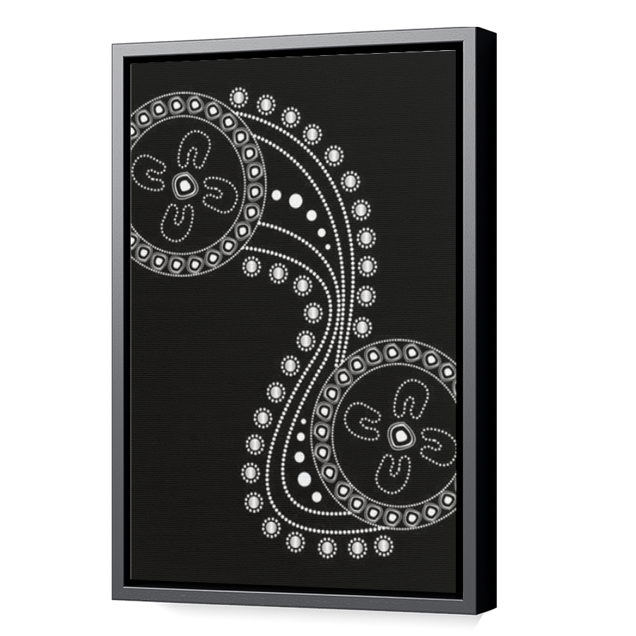Thumbnail for Canvas - Black Floating Frame