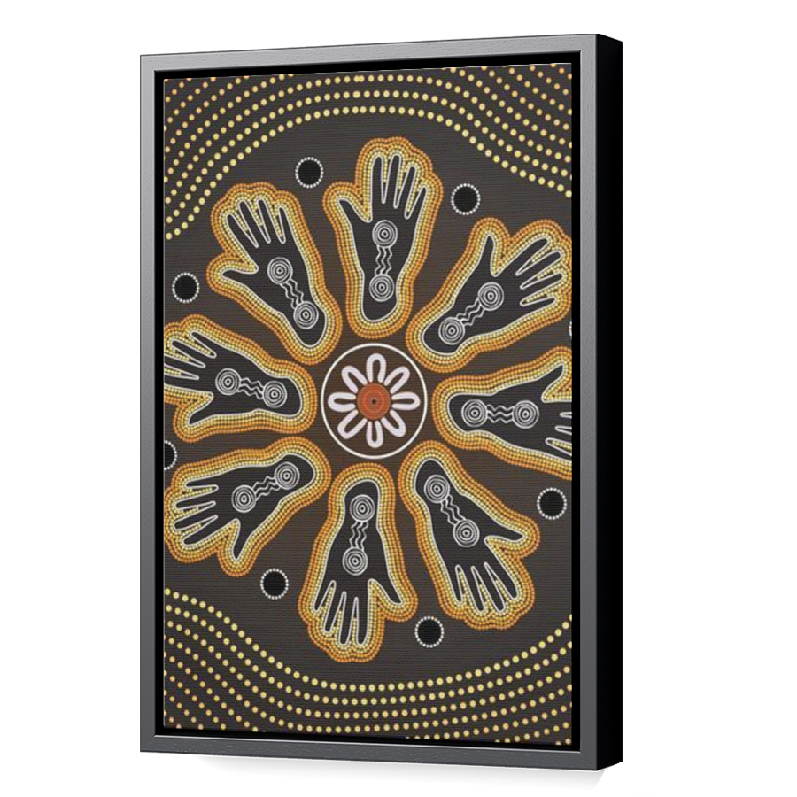 Thumbnail for Canvas - Black Floating Frame