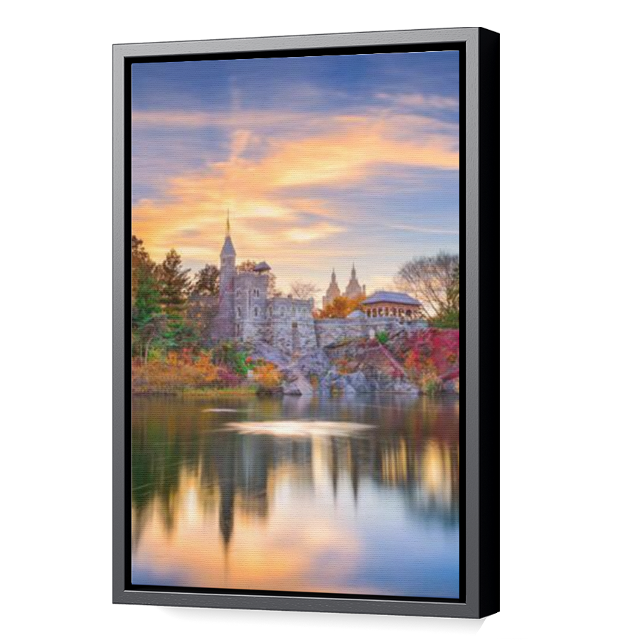 Thumbnail for Canvas - Black Floating Frame