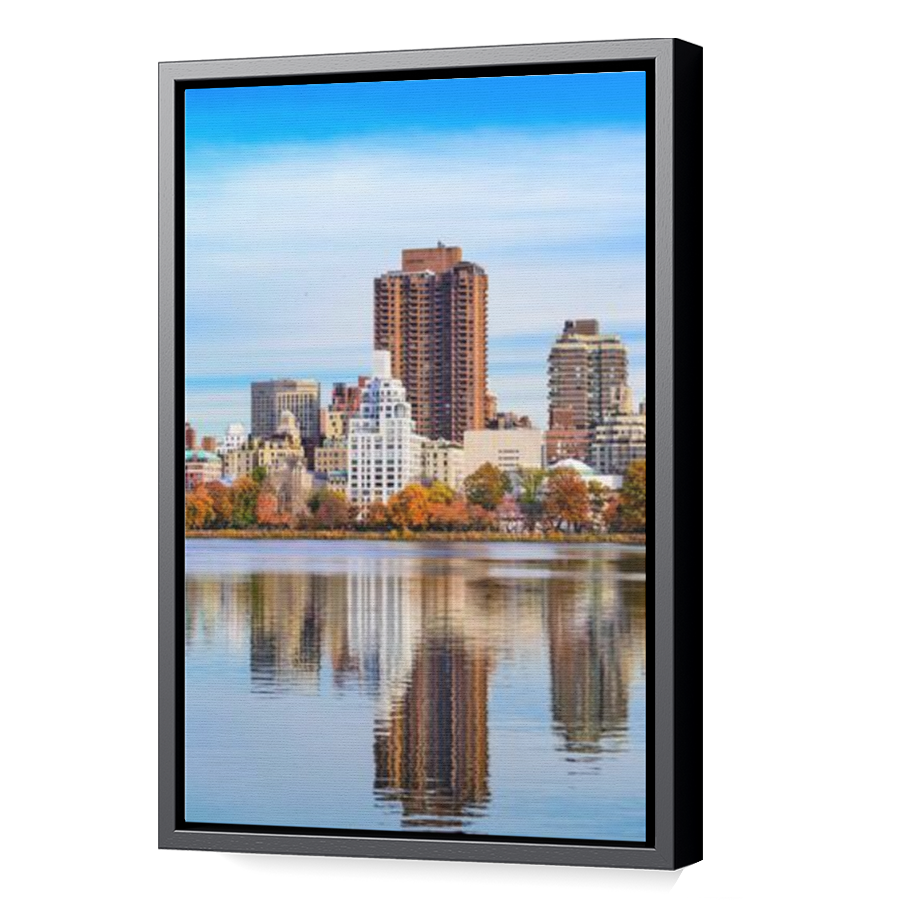 Thumbnail for Canvas - Black Floating Frame