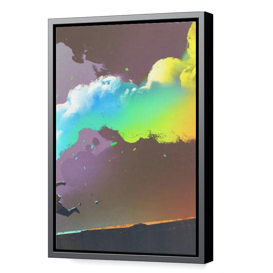 Thumbnail for Canvas - Black Floating Frame