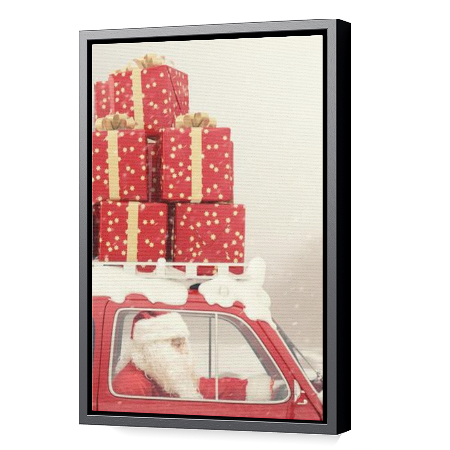 Thumbnail for Canvas - Black Floating Frame