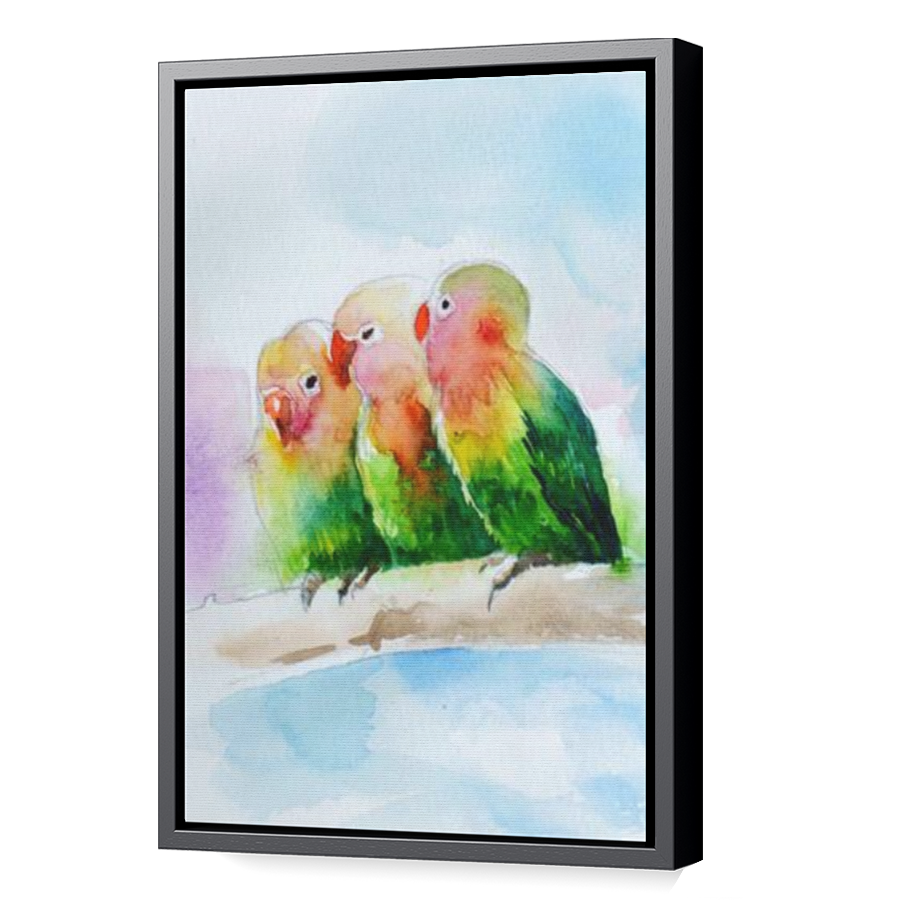 Thumbnail for Canvas - Black Floating Frame
