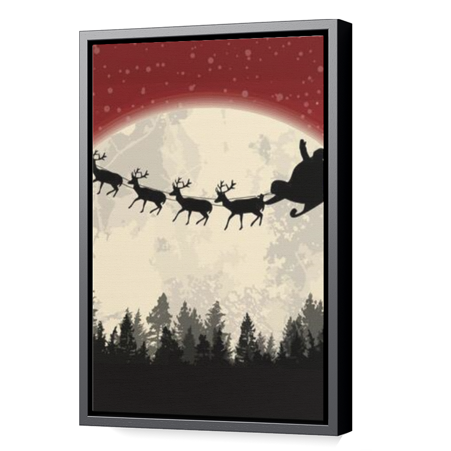 Thumbnail for Canvas - Black Floating Frame
