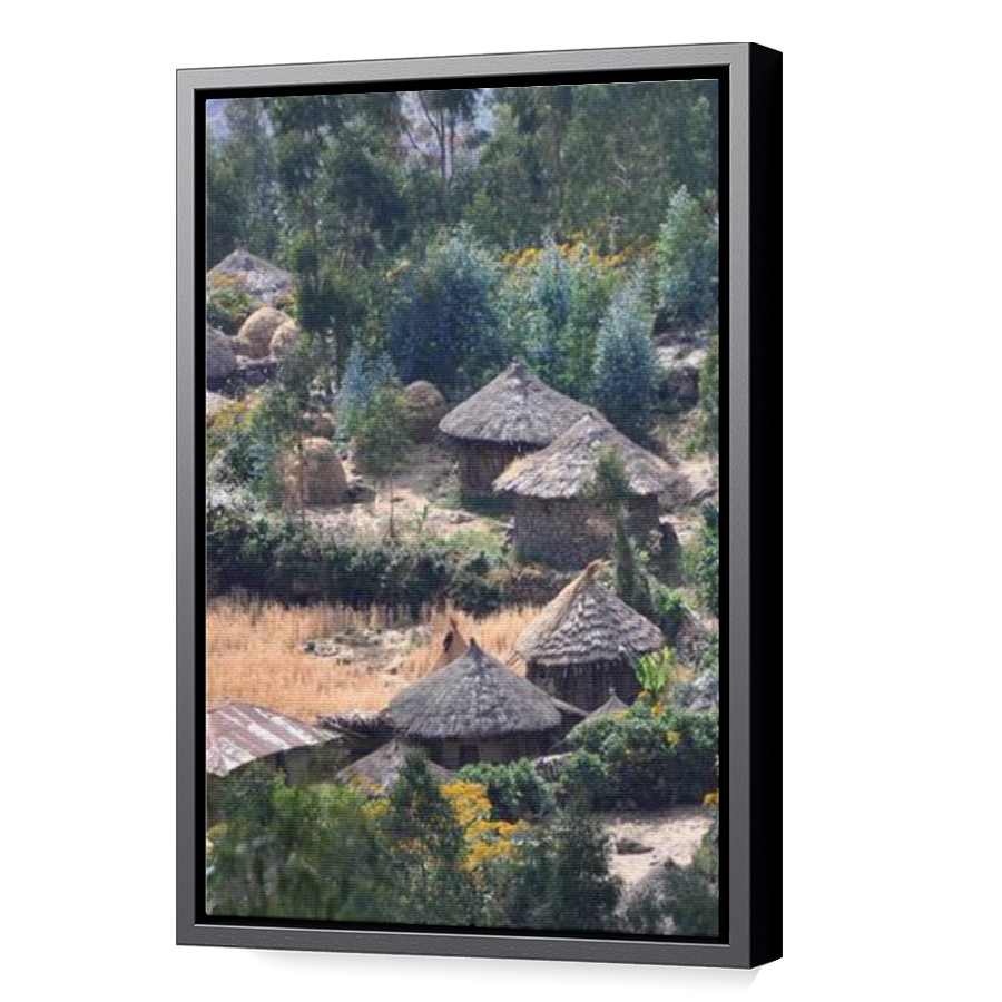 Thumbnail for Canvas - Black Floating Frame