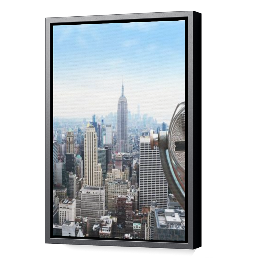 Thumbnail for Canvas - Black Floating Frame