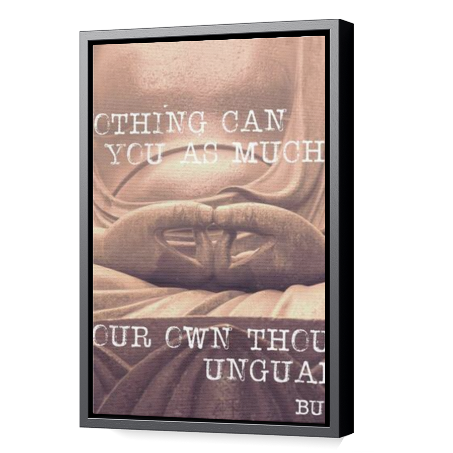 Thumbnail for Canvas - Black Floating Frame