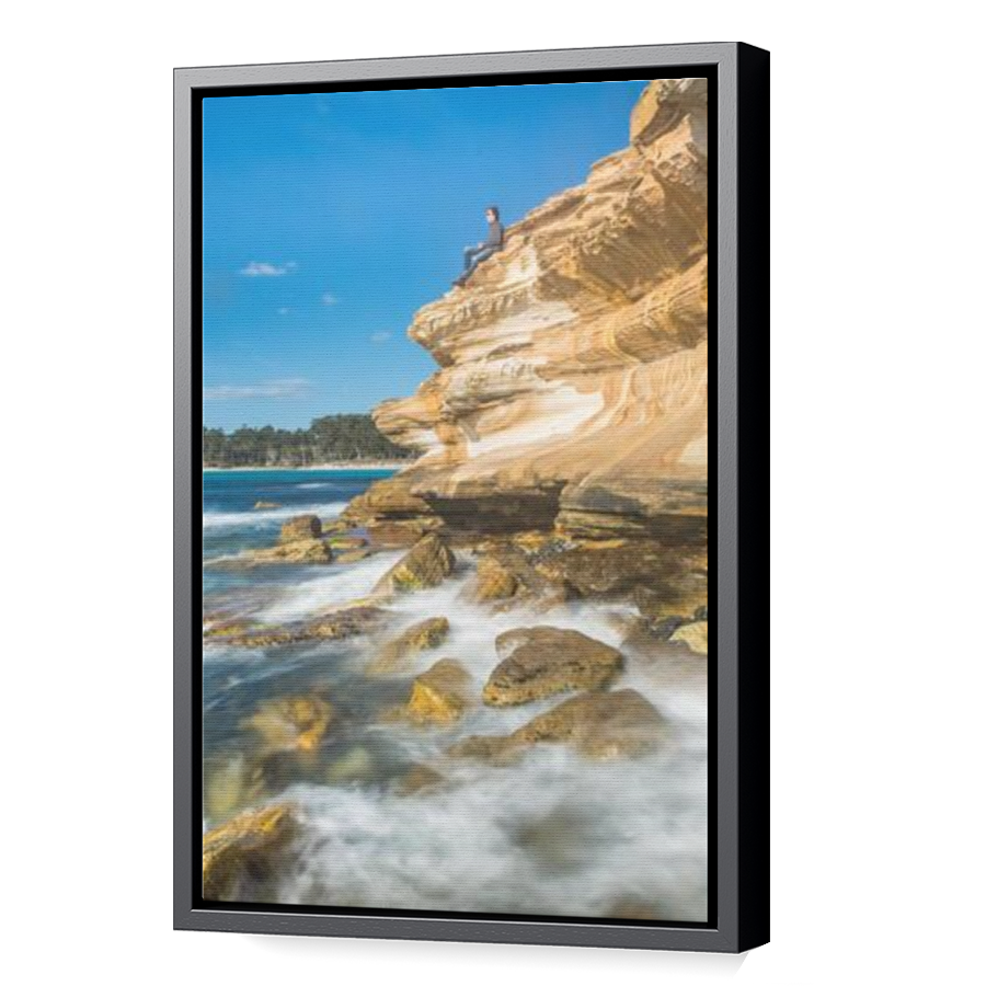 Thumbnail for Canvas - Black Floating Frame