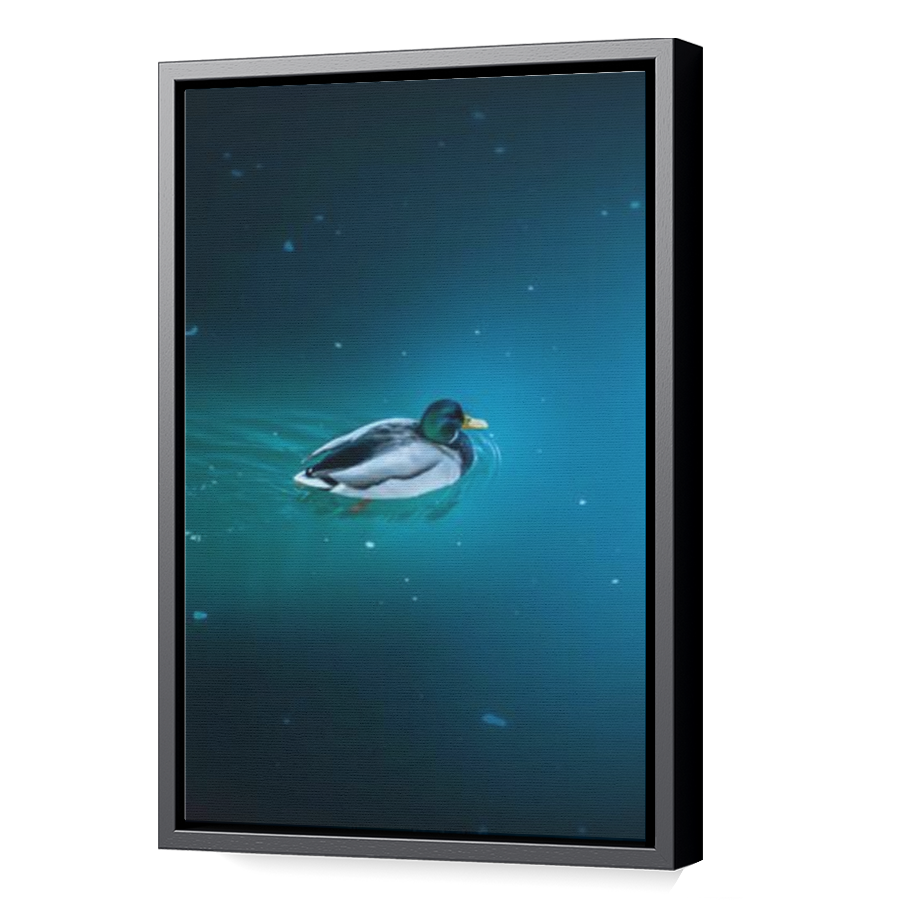 Thumbnail for Canvas - Black Floating Frame