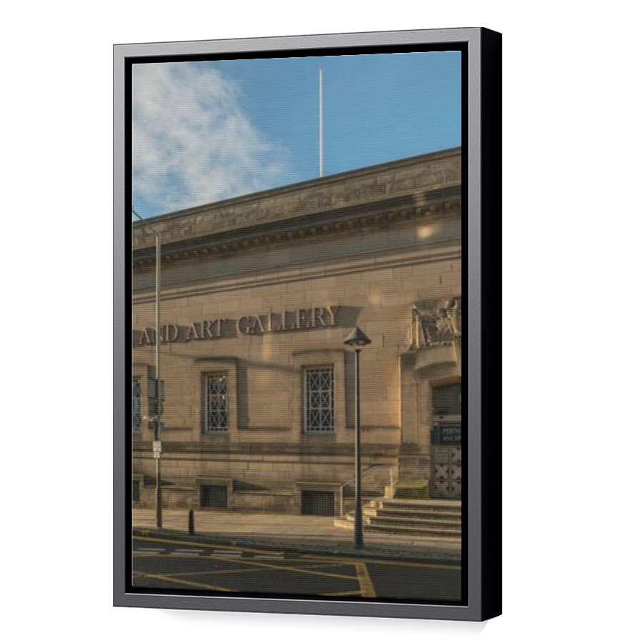 Thumbnail for Canvas - Black Floating Frame