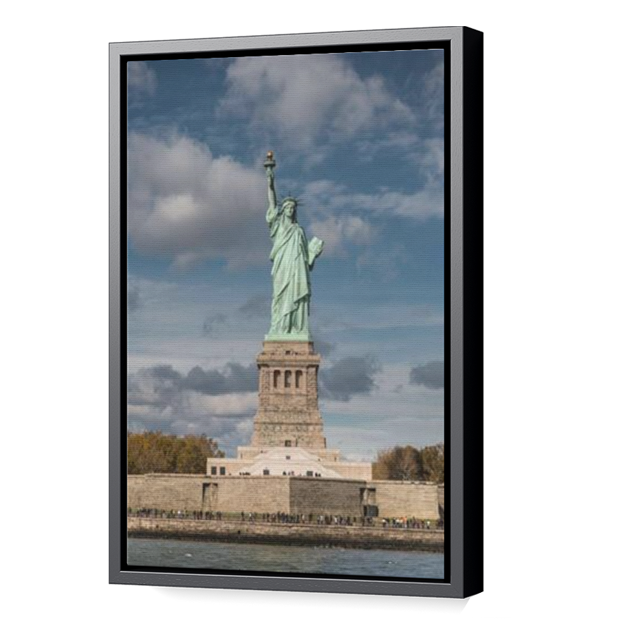 Thumbnail for Canvas - Black Floating Frame