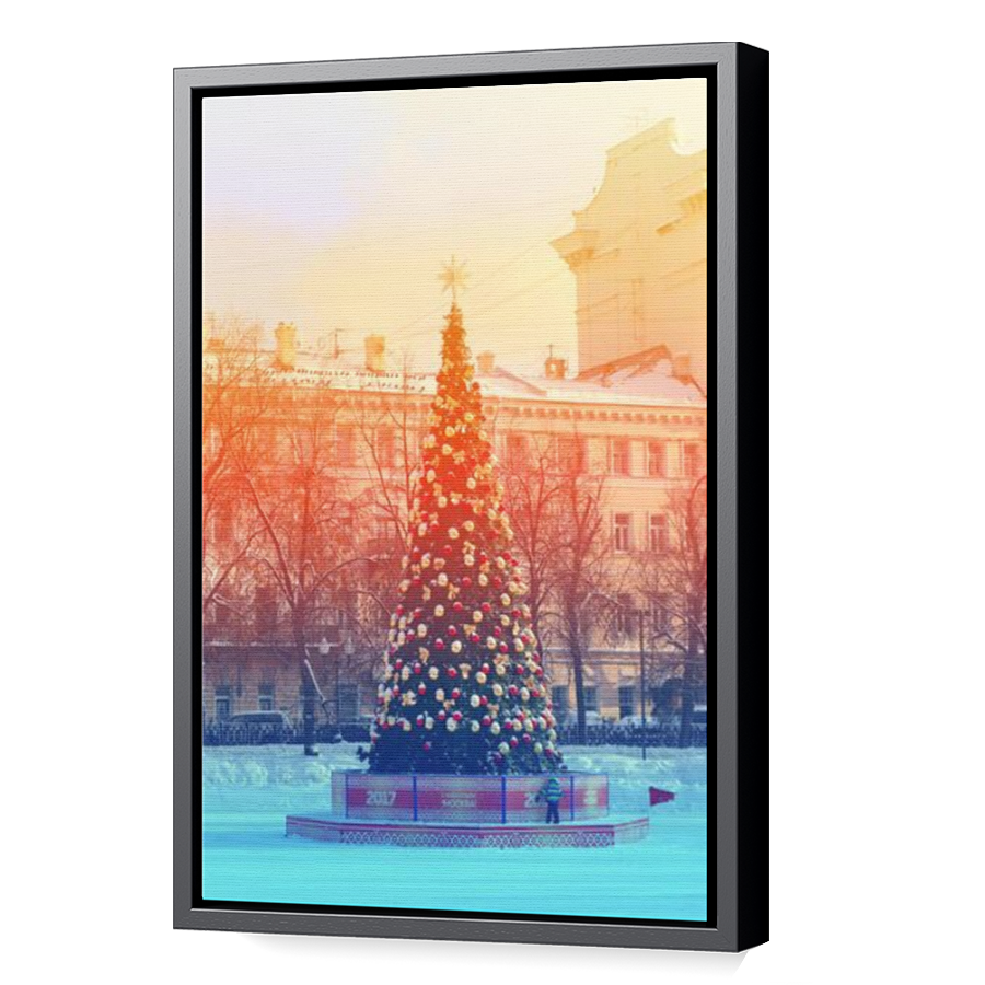 Thumbnail for Canvas - Black Floating Frame