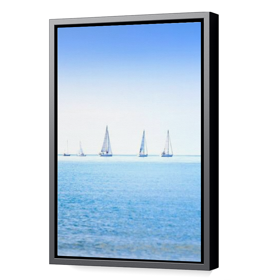Thumbnail for Canvas - Black Floating Frame