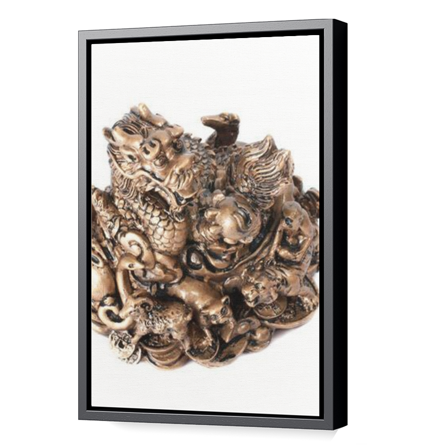 Thumbnail for Canvas - Black Floating Frame